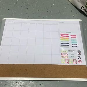 dry erase calendar